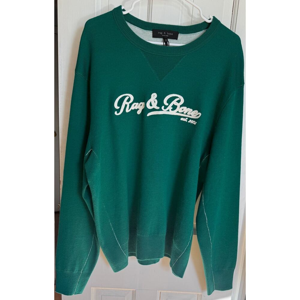 Rag and Bone Green Sweatshirt NWT - Large